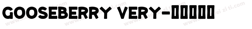 Gooseberry Very字体转换